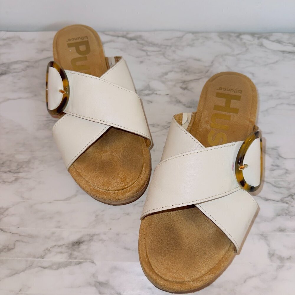 Hush Puppies Women's June Platform White Slip On Sandals size US 8 - Picture 8 of 8